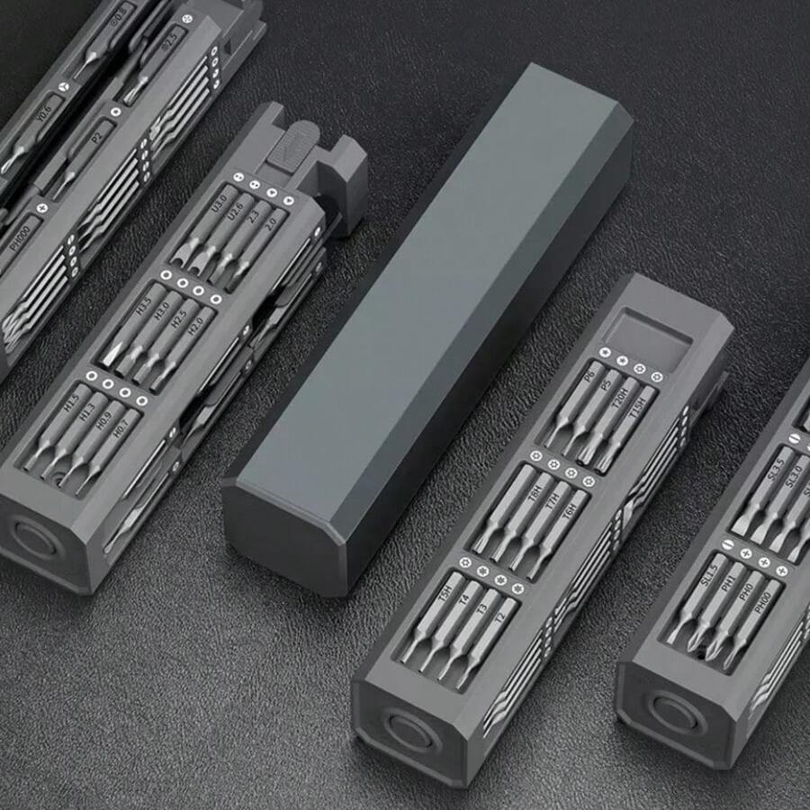 24-in-1 Magnetic Precision Screwdriver Set in Storage Case