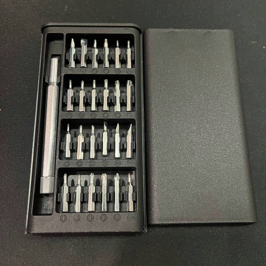 24-in-1 Magnetic Precision Screwdriver Set in Storage Case